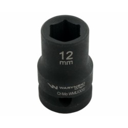 Hlavice nástrčná, hex, 1/2", 12mm - Impact